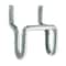 Azar Displays 1.125"W x 0.5"D x 0.75"H Metal U-Hook: 0.148" Diameter, 20-Pack 700020 - alternate 1